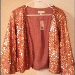 Gold Glam sequin Jacket