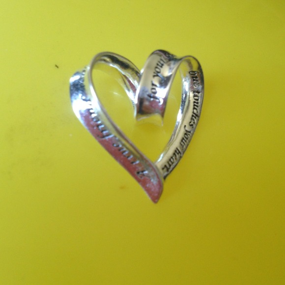 Friendship heart charm