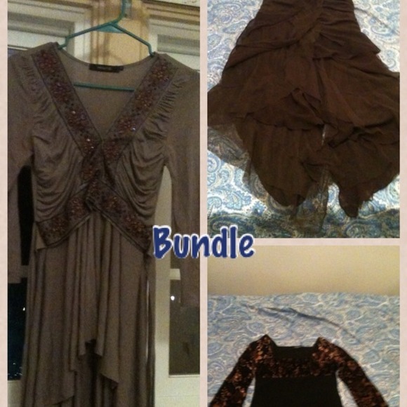 Bundle: dress+top+skirt