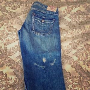 True Religion distressed jeans Size 29.