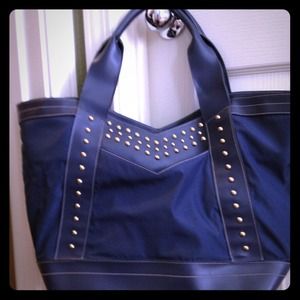 Navy blue Handbag