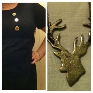 Bundled dress and necklace