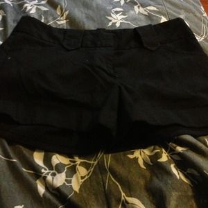 Black dressy shorts