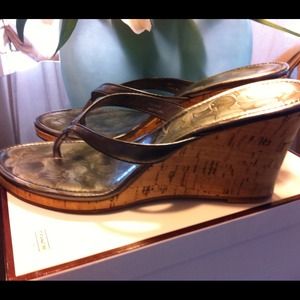 RESERVED Coach Sandals *authentic*