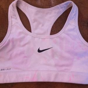 White sports bra