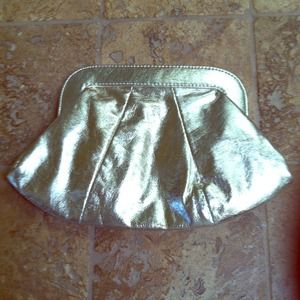 Adorable gold clutch