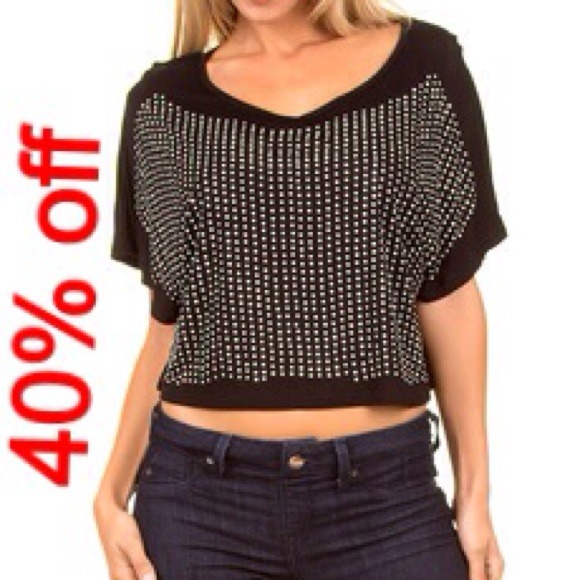 Black stud top. SALE PRICE $15