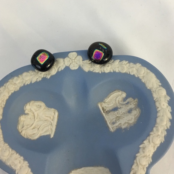 Dichroic Glass Earrings