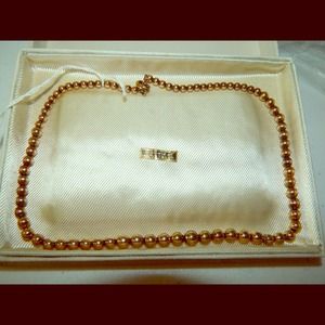 Vintage 12k Gold Filled Beaded Necklace