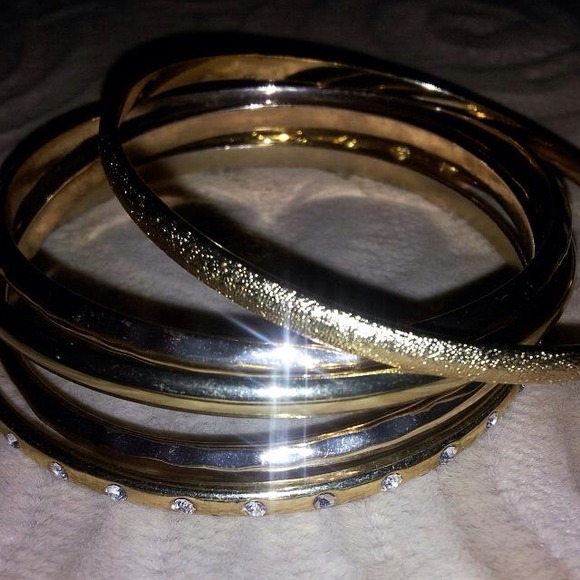 Gold bangles