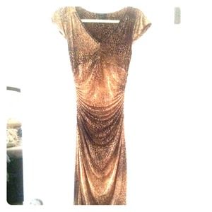 Mango leopard print dress