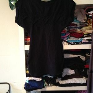 Oversized black sweater and multi color sweater