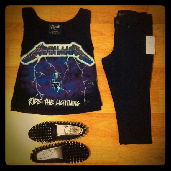 Jessica Simpson Kiss Me jeggings black knit 24