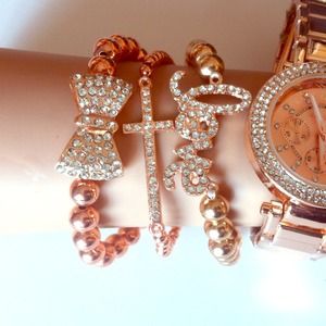 Three Arm Candy Bundle in Rosé Gold!