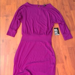 Express dolman purple dress Xs