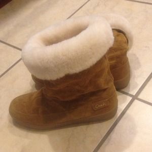 🌹Golden Brown Coach Monogram 2-Style Boots🌹