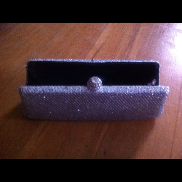 Glitter clutch never used !