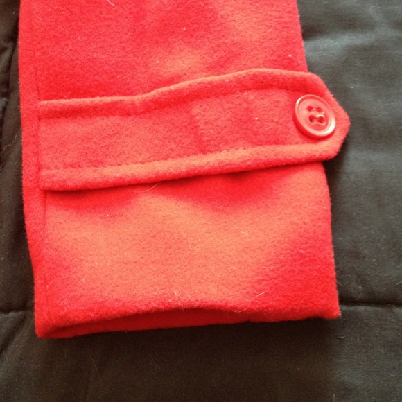 TRADED🎀 XXI Red trench coat with detachable hood - Picture 3 of 4