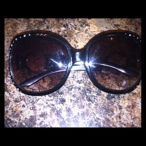 Black bling sunglasses