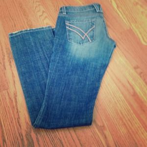 William Rast straight leg jeans size 25