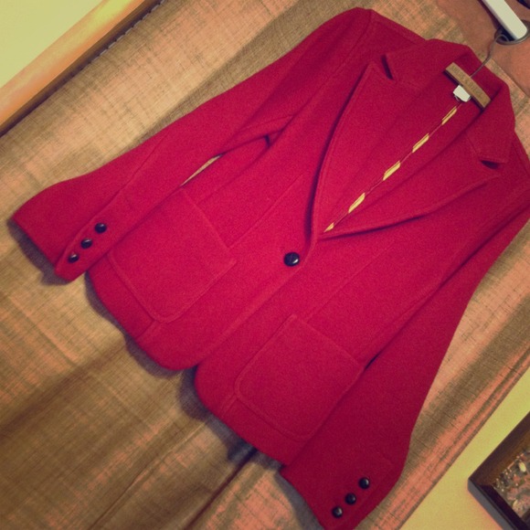 J. Crew Jackets & Blazers - Timeless Brilliant red blazer! REDUCED!!🙀