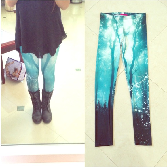 ✖SOLD✖Forest leggings - Picture 1 of 1