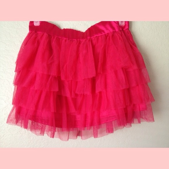 Hot pink tutu skirt
