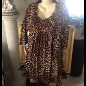 AUTHENTIC MICHAEL KORS ANIMAL PRINT DRESS GUC