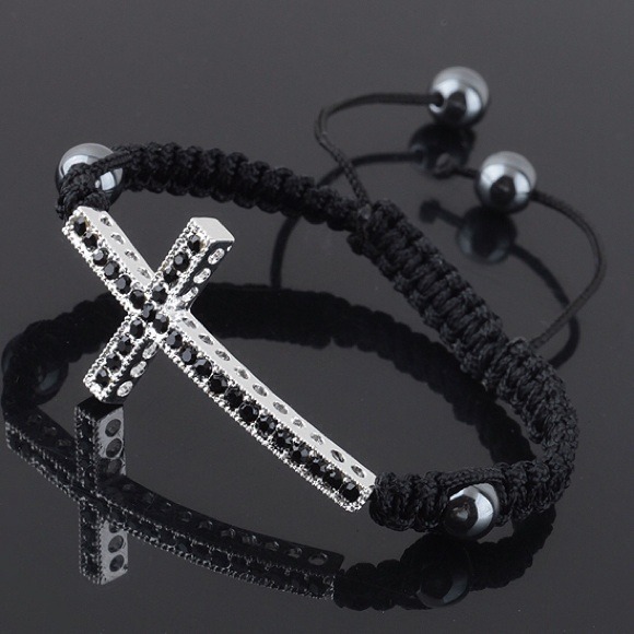 Side cross bracelet