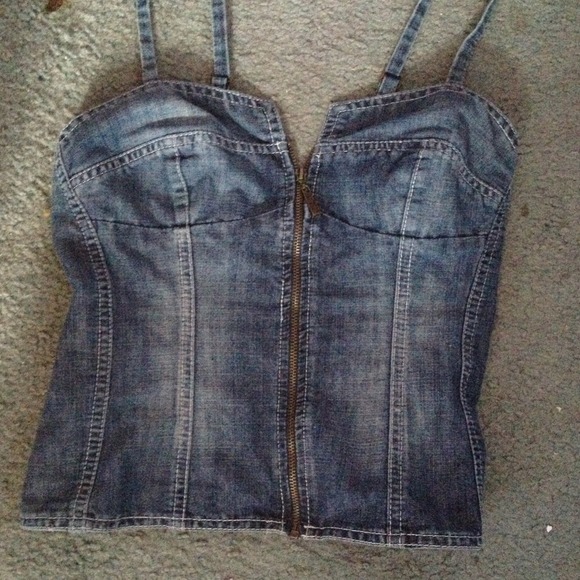 ✨SOLD✨Denim corset - Picture 2 of 4