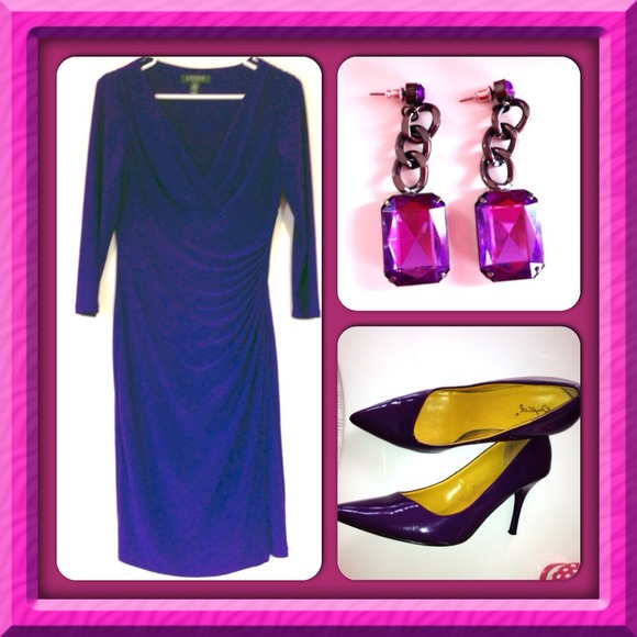 Elegant Purple Ralph Lauren Dress #REDUCED#