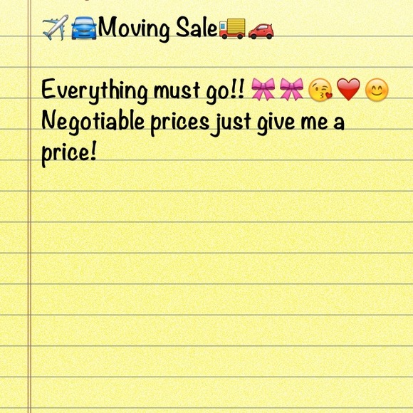 Moving sale!