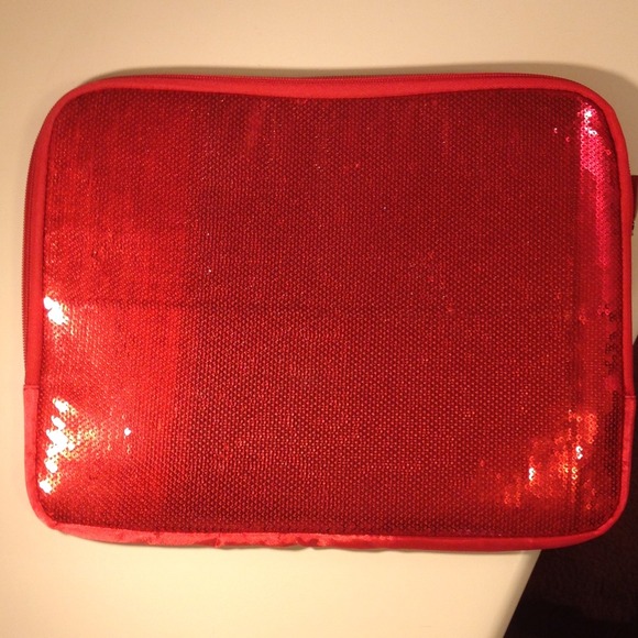 Red sparkle Laptop bag