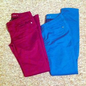 BUNDLE and save! 2 pair celebrity pink skinnies!