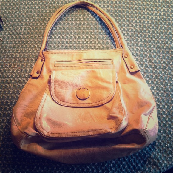 Tan shoulder purse