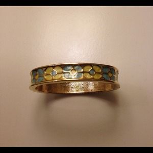Enamel bracelet ghw yellow/blue
