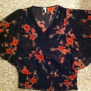 REDUCED Gorgeous sheer blouse from Maurice's