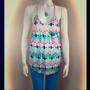 NWT High low t- back summer top