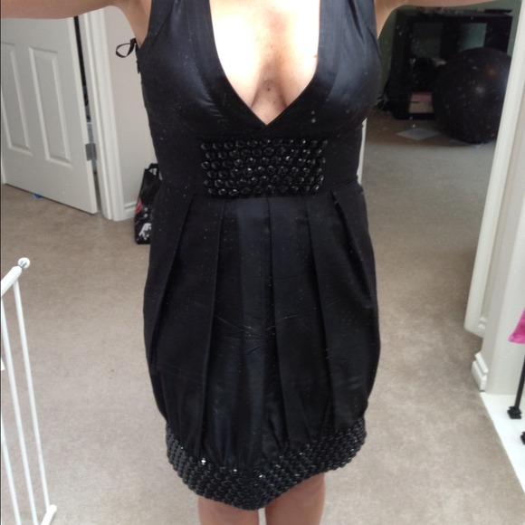 Bebe black bubble dress - Picture 2 of 4