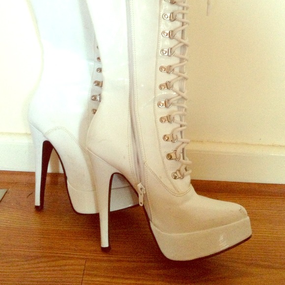 White 'costume' boots