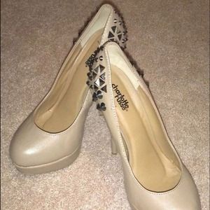 Cream Charlotte Russe heels