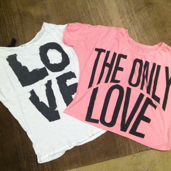 2 comfy, easy, cute LOVE shirts!!