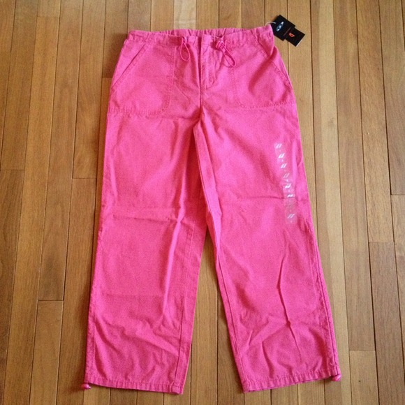 DKNY Active cropped pink pant