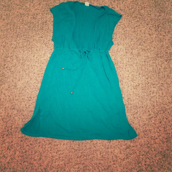 💋SOLD💋 Blue-green beach cover up. Never worn