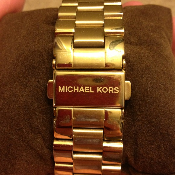 SOLD**MK Gold Watch - Picture 2 of 2