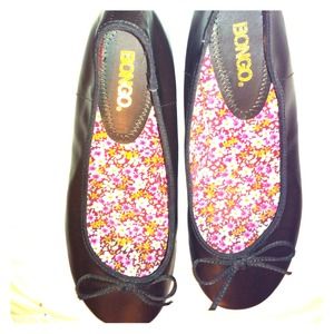 Brown Bongo ballerina flats