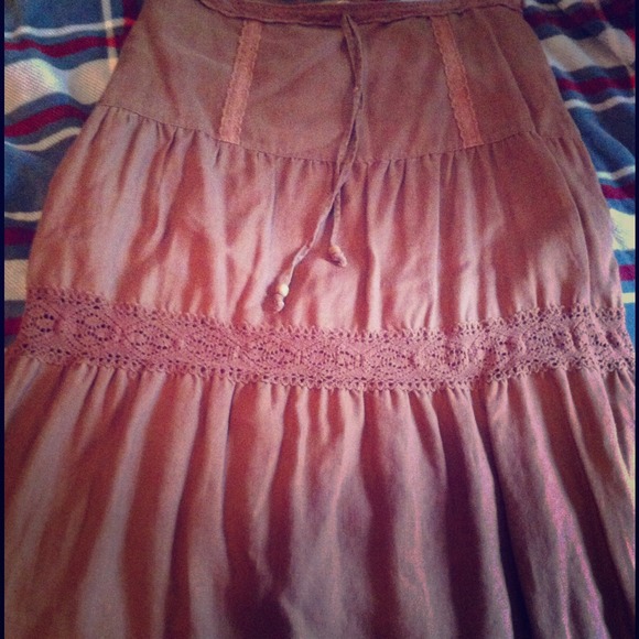 SOLD! Brown A-Line Skirt