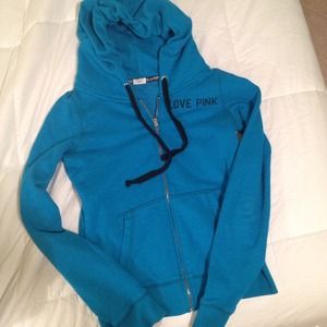 Fun blue hoodie from PINK