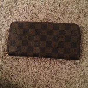 Louis Vuitton check wallet
