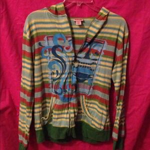 Super cute colorful graphic hoodie